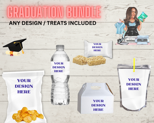 Personalized grad bundle (5 treats) ANY THEME