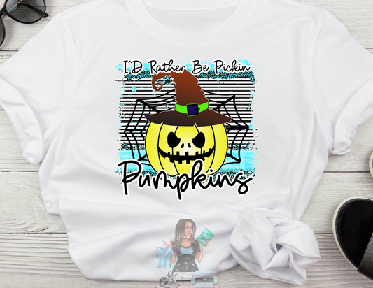 Picking Pumpkins   - T-SHIRT