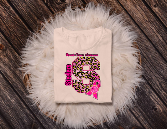 Breast Cancer Awareness Saints- T-SHIRT