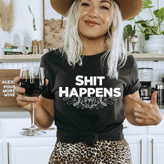 SHIT HAPPENS T-SHIRT